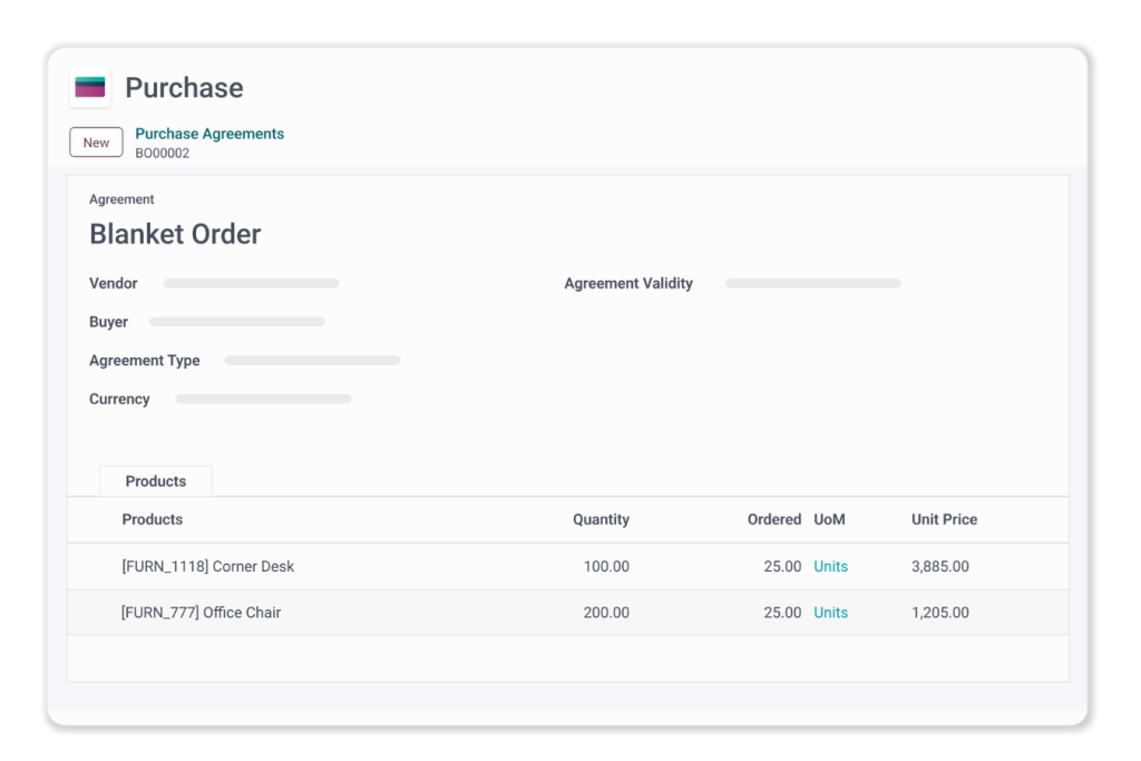 Procurement screenshot 3