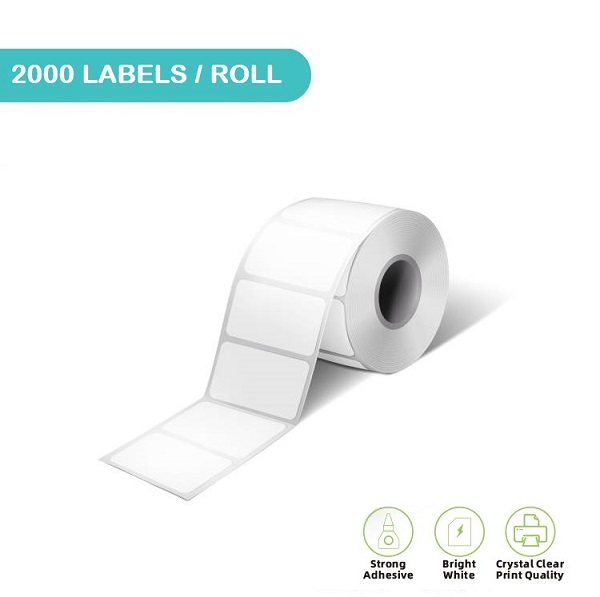 40mm x 28mm Blank Thermal Labels