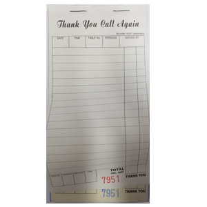 87×147 2Ply Medium Docket Book (100 Booklets)