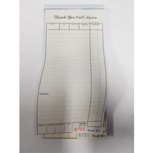 93×196 3Ply Large Docket Book (100 Booklets)