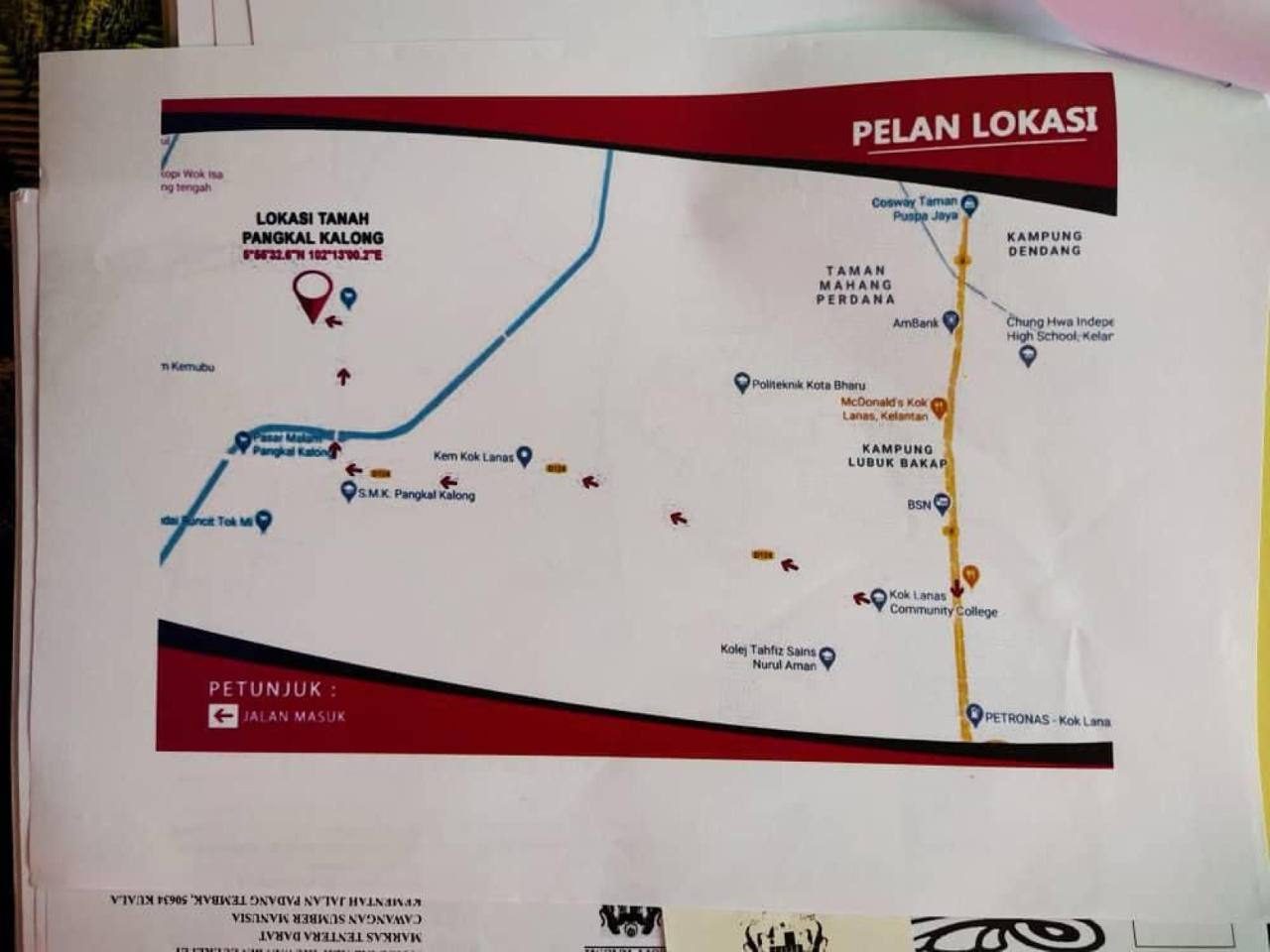 Tanah Lot Bangunan Kg Pangkal Kalong Ketereh Kota Bharu Berdekatan Kemudahan Utama