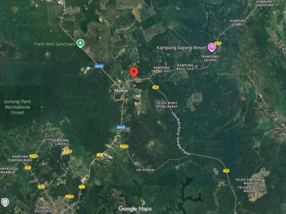 Tanah Pertanian 1.29 Ekar Kampung Mawai Baru Kota Tinggi Ada Durian Manggis Rambutan Kelapa