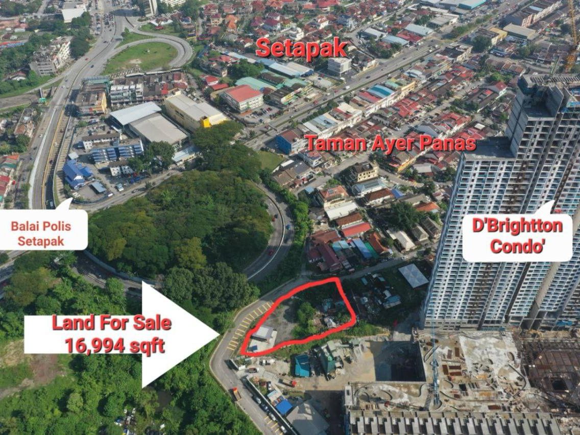Tanah 16994 sqft Setapak Titiwangsa Kuala Lumpur Zon Pembangunan
