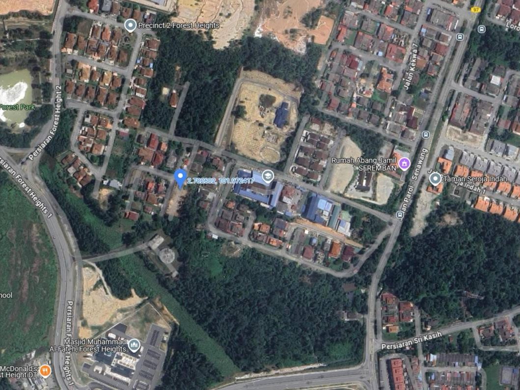 Tanah Lot Banglo Taman Rashidah Utama Senawang Freehold 6017 Sqft Infra Ready