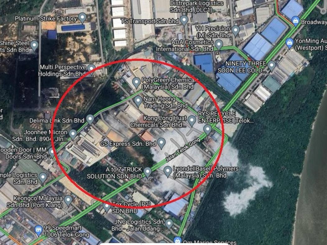 Tanah 2.7 Ekar Zon Industri Telok Gong Klang Akses Lori Treler