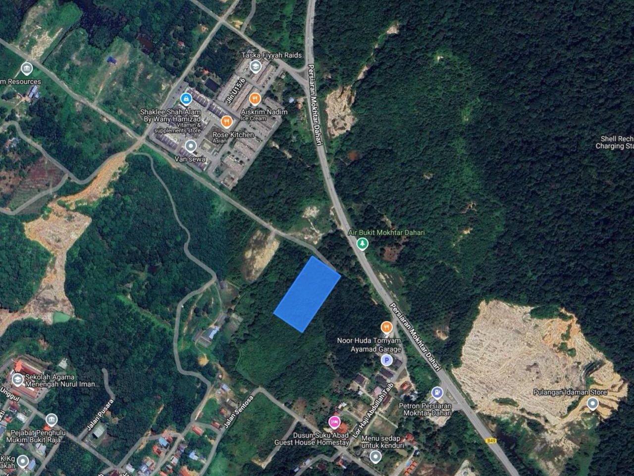 Tanah 3.18 Ekar Persiaran Mokhtar Dahari Puncak Alam Tepi Jalan Utama