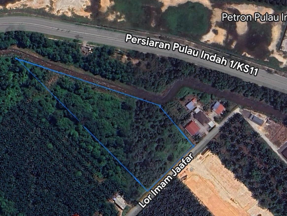 Tanah 1.4 Ekar Pulau Indah Klang Akses Mudah Jalan Utama