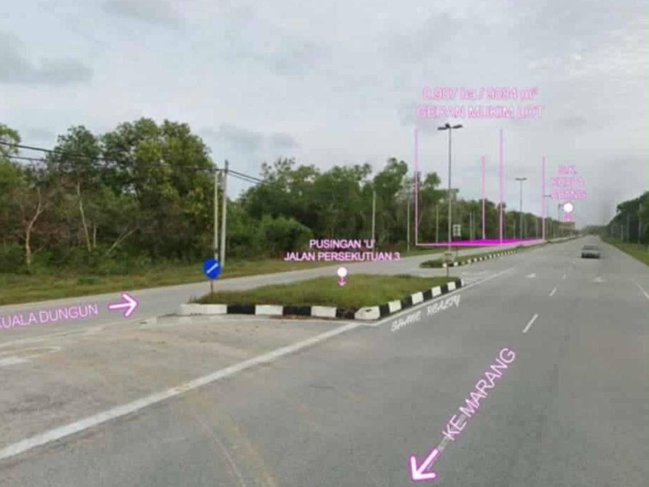 Tanah Bangunan 2.25 Ekar Tepi Jalan Utama | Freehold, Kuala Abang Dungun