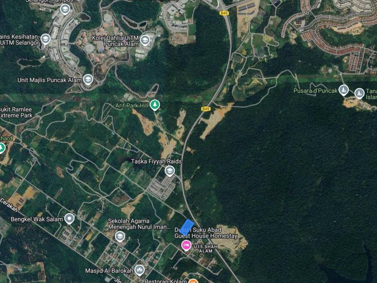 Tanah Banglo / Pembangunan 3.18 Ekar Shah Alam | Facing Jalan Utama