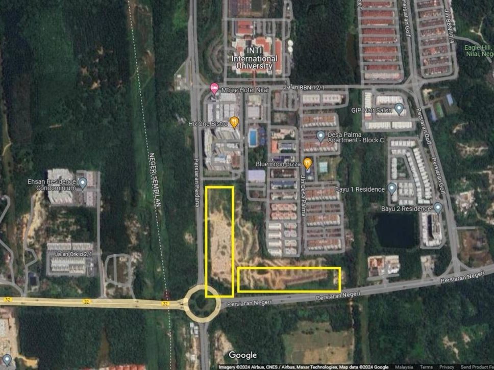 Tanah Komersial Bandar Baru Nilai Negeri Sembilan 58806 Sqft Freehold Tepi Jalan Utama