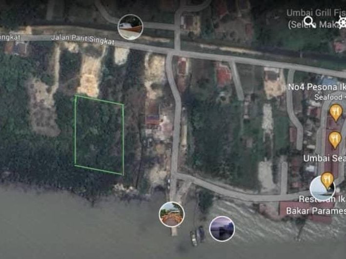 Tanah 28,309 sqft Umbai Melaka Tepi Pantai Mukim Pernu Freehold Akses Pelancongan