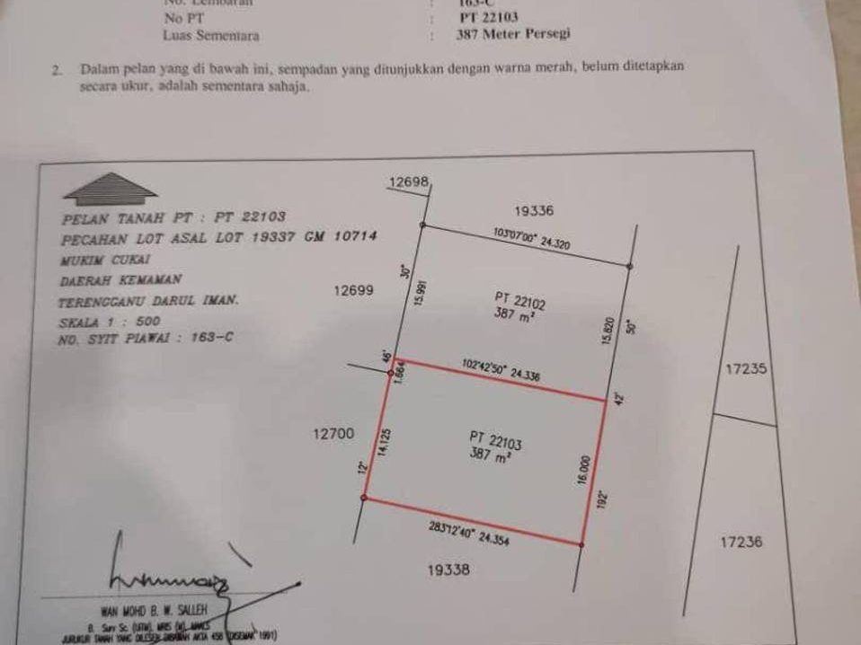 š” 2 Lot Tanah Kediaman Freehold ā Kg Jaya, Kemaman