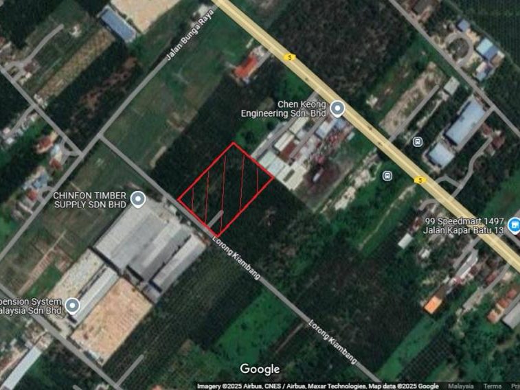 Tanah Pertanian 13th Mile Kapar Klang Selangor 1.82 Hektar Freehold