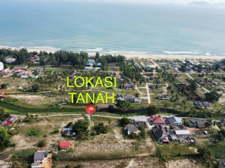 Tanah Kediaman Pantai Air Tawar Besut 22456 Sqft Freehold Setengah Ekar