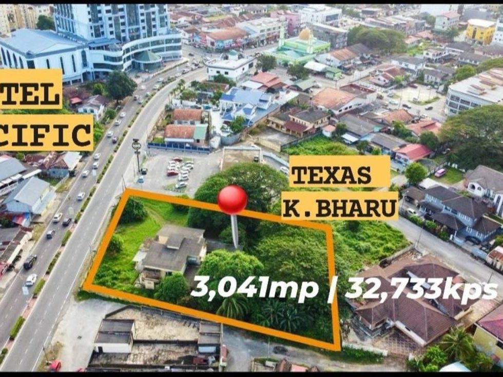Tanah Bangunan 32733 sqft Tepi Jalan Utama Kota Bharu Kelantan Seksyen 27