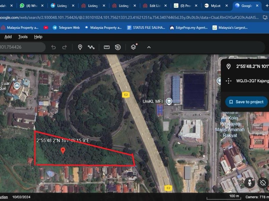 Tanah Banglo 3.3 Ekar Sg. Merab Bangi – Freehold
