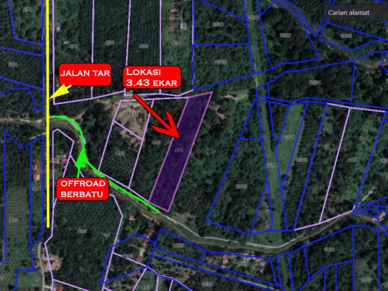 Tanah Pertanian 3.43 Ekar Changkat Ning Simpang Taiping Perak Freehold
