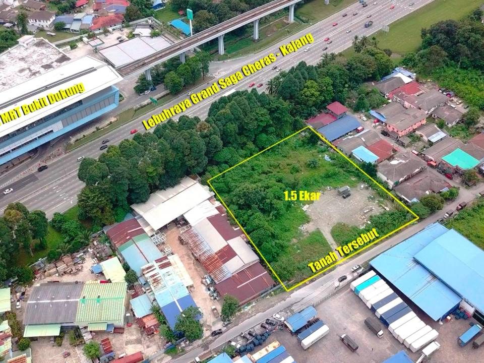 Tanah Freehold 1.5 Ekar, Kampung Bukit Dukung, Kajang, Selangor