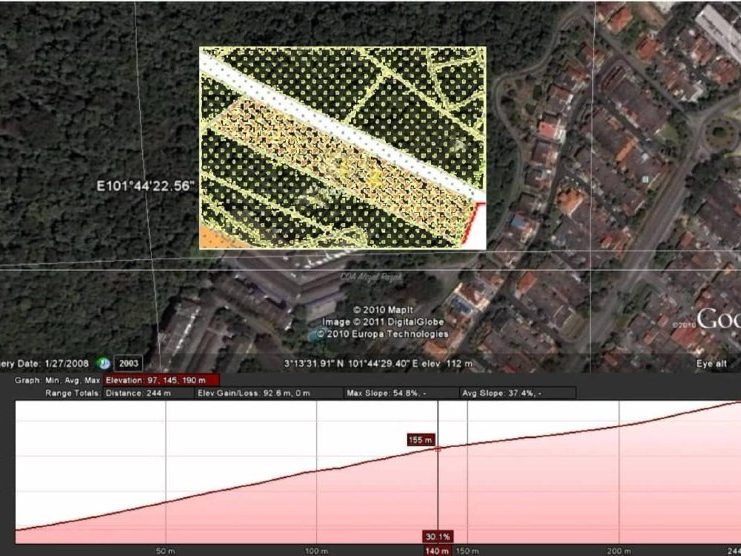 Tanah 1.34 Ekar Desa Melawati Kuala Lumpur Freehold Zoning Perumahan Tepi Jalan