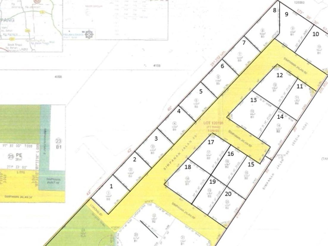 Tanah Lot Banglo 4500 sqft Sungai Buah Sepang Freehold Tinggi Bukit