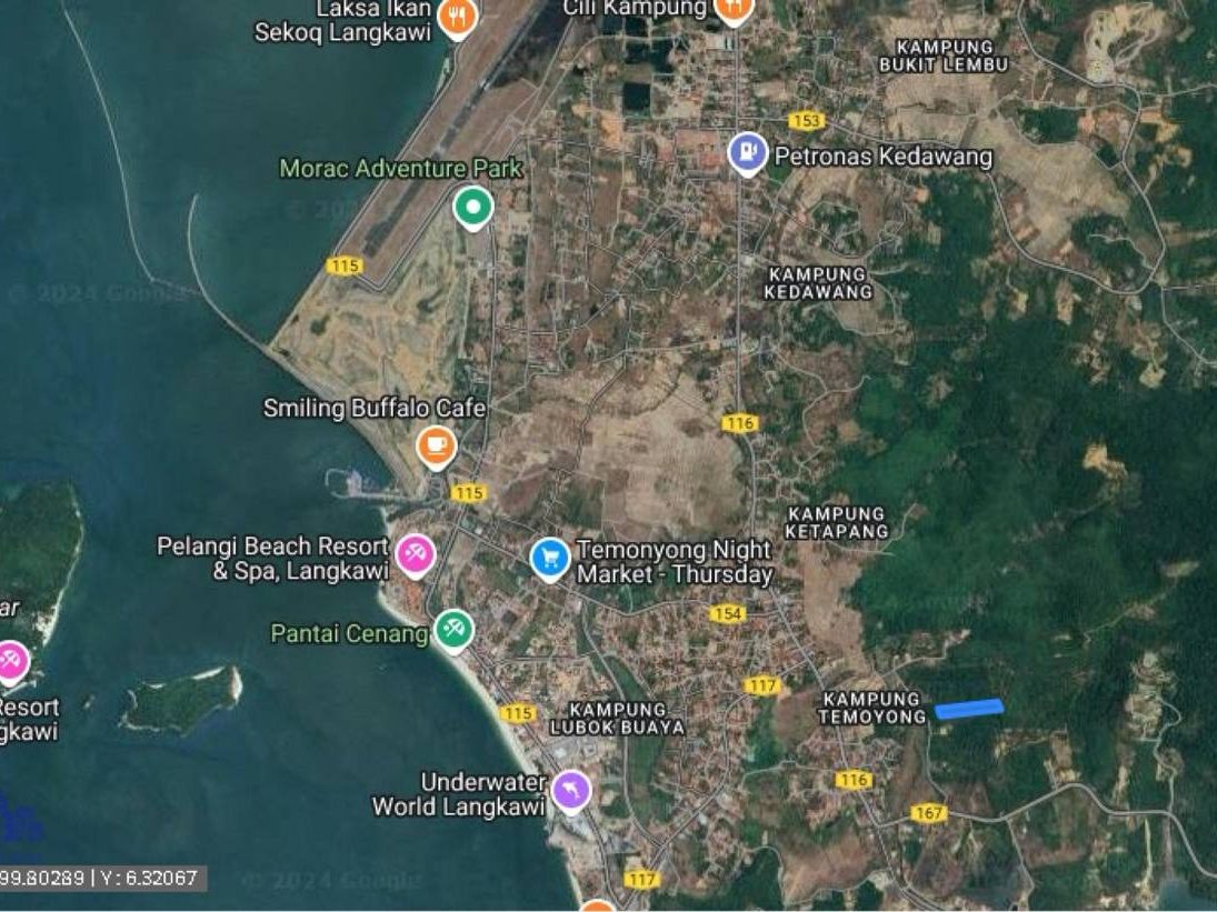 Tanah 4.11 Ekar Bukit Wang Langkawi Pemandangan Laut Andaman Potensi Pembangunan