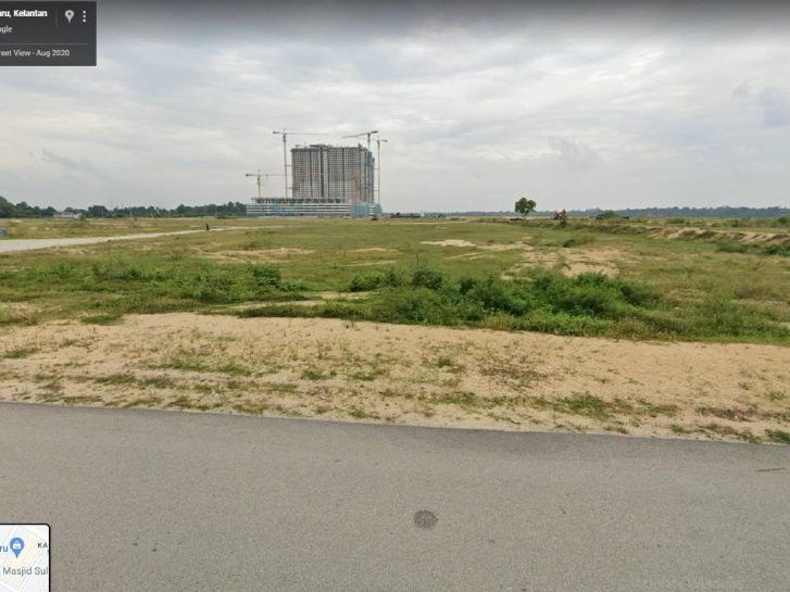 Tanah Besar Berhampiran AEON Kota Bharu Kelantan Potensi Komersial Freehold 140124 Sqft