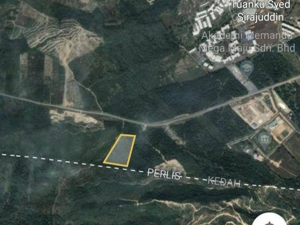Tanah Getah 4.6 Ekar Ulu Pauh Perlis Freehold Zoning Industri Dekat UniMAP
