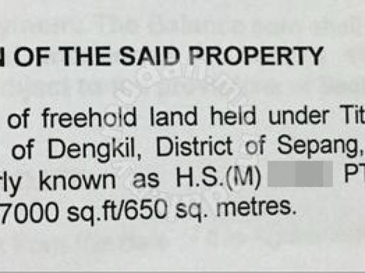Tanah Lot Banglo Sg Merab Putra Hillview Bangi Freehold Rezab Infrastruktur Lengkap Dekat Putrajaya