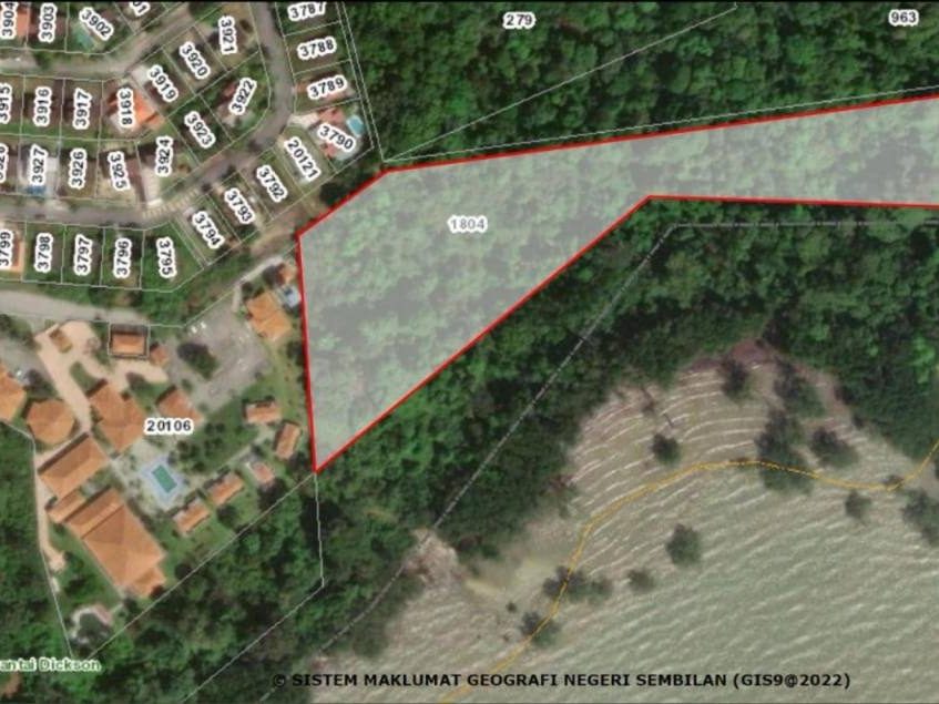 Tanah 5 Ekar Port Dickson Menghadap Laut Freehold Dekat DRB Hicom Dickson Bay