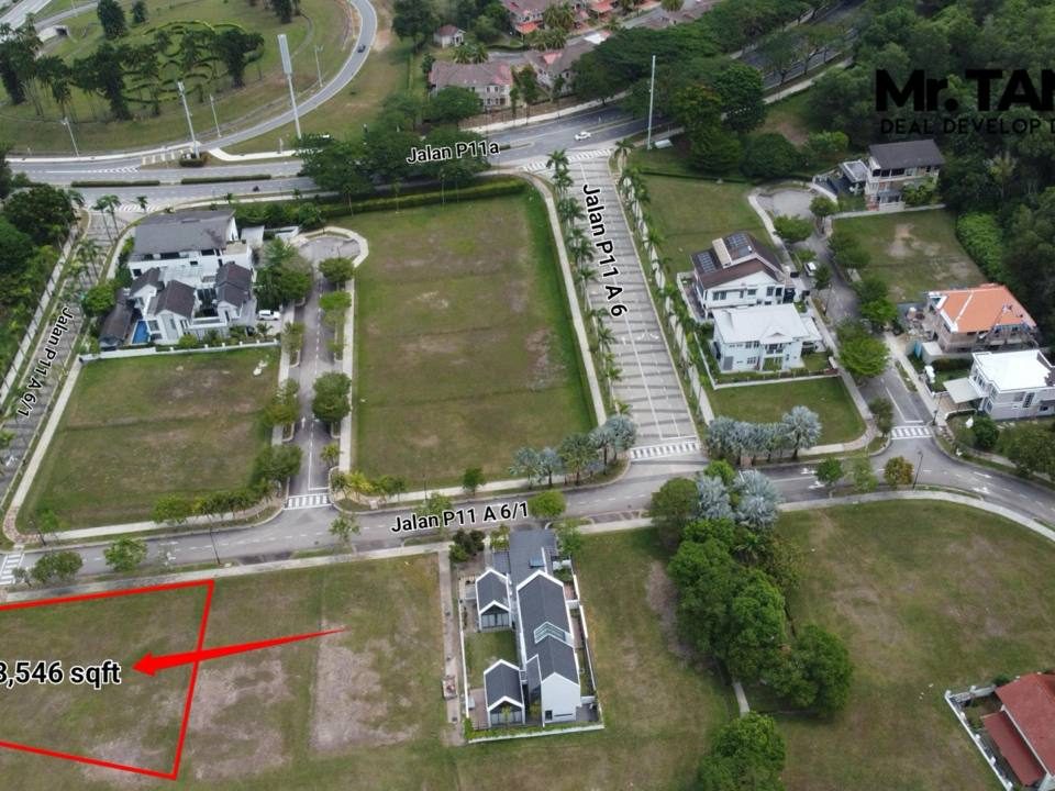 Tanah Lot Banglo Corner Presint 11 Putrajaya 13546 sqft Freehold Kediaman Sedia Bina