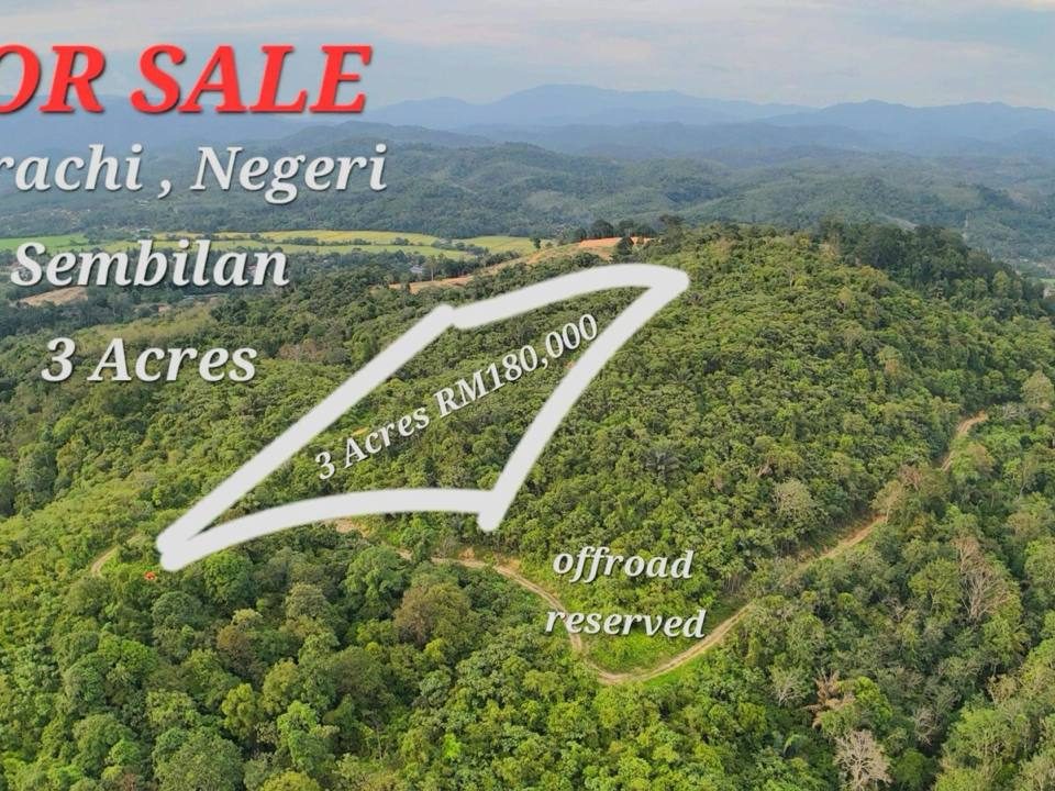 š¾ Tanah Pertanian 3.26 Acres di Terachi, Kuala Pilah, NS ā Freehold