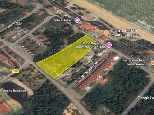 Tanah Pertanian Tepi Pantai Hiburan Kuala Rompin Pahang 2.8 Ekar Freehold