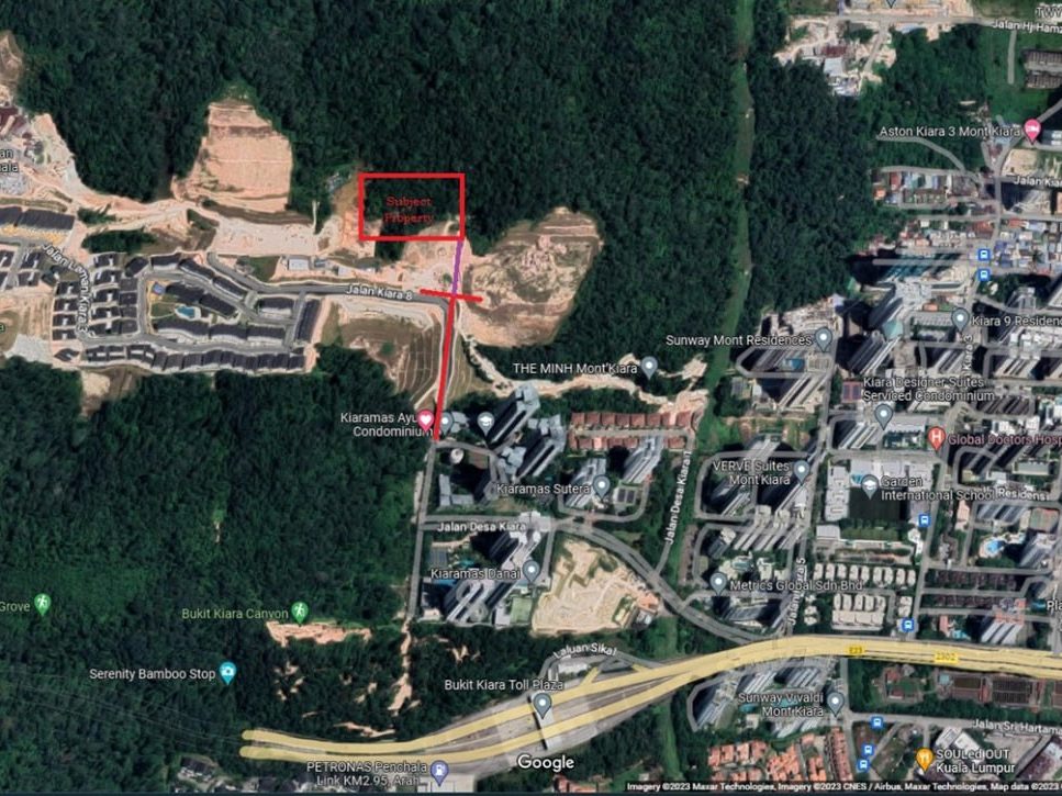 Tanah Pembangunan Mont Kiara 3.09 Ekar Freehold
