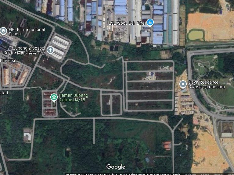 Lot Banglo 4,000 Sqft Subang Delima Dekat Kwasa Damansara