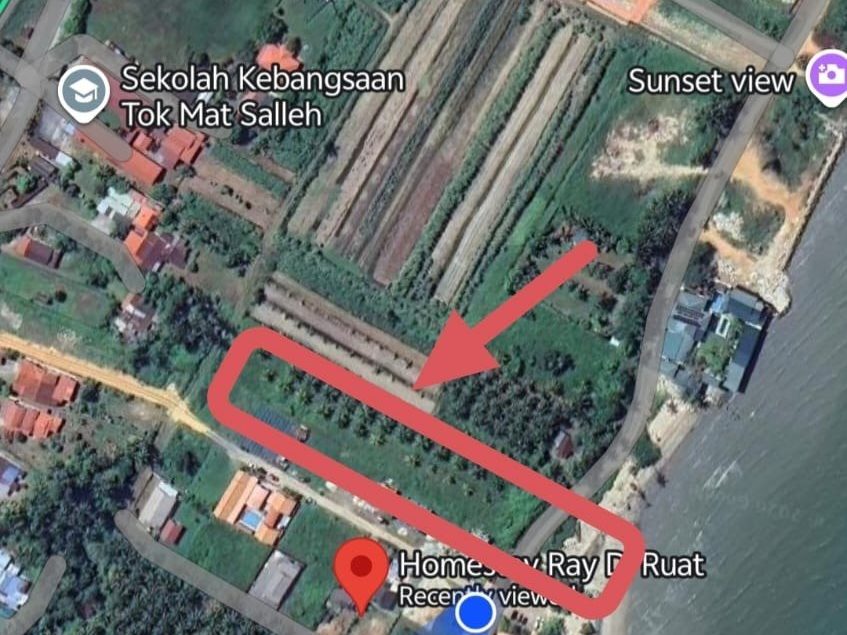 Tanah Tepi Pantai Ruat Yan 1.4 Ekar Freehold