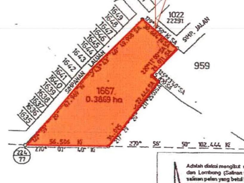 Tanah Pembangunan Peringgit Jaya Melaka 41,646 Sqft Freehold