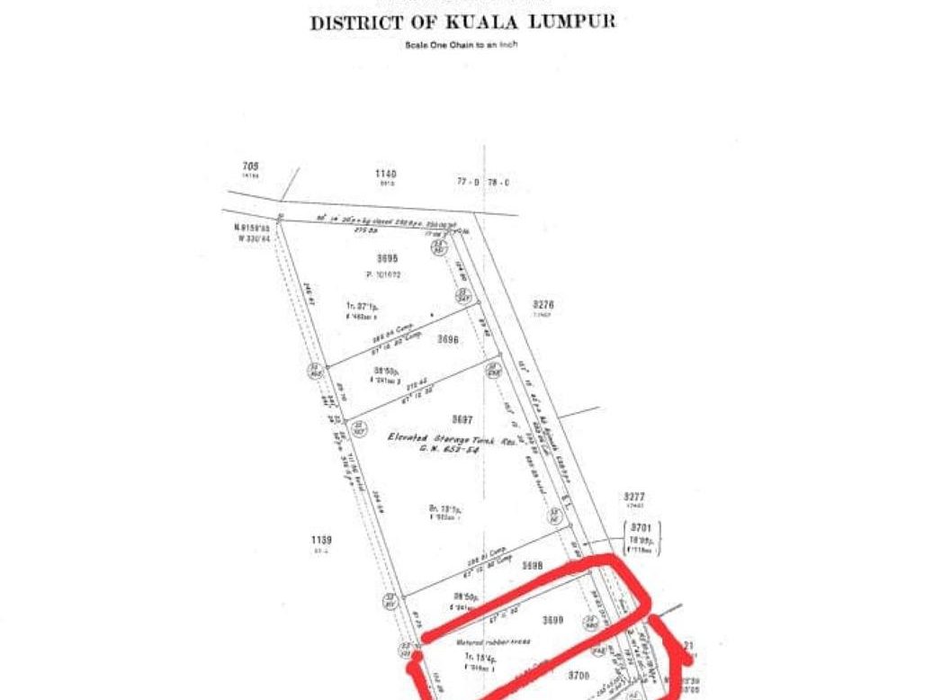Tanah Lot Banglo 15,069 Kaki Persegi Freehold Setapak Kuala Lumpur