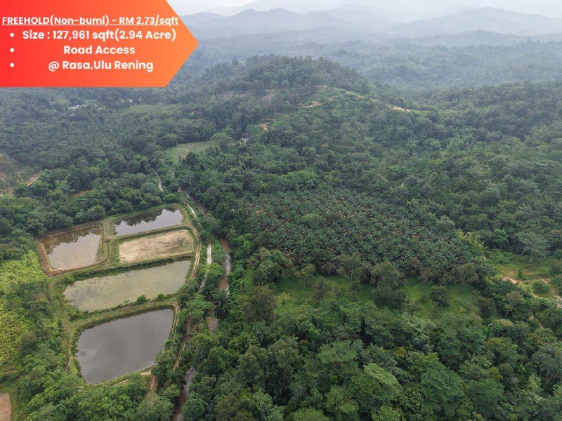 Tanah 2.937 Ekar Freehold Ulu Rening Rasa Hulu Selangor