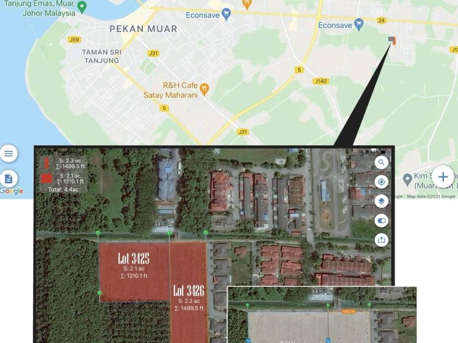 Tanah Pertanian 4.40 Ekar Bakri Muar Johor