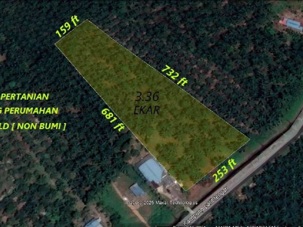 š¾ Tanah Pertanian 3.36 Ekar Freehold Parit Tengah Darat Benut Pontian