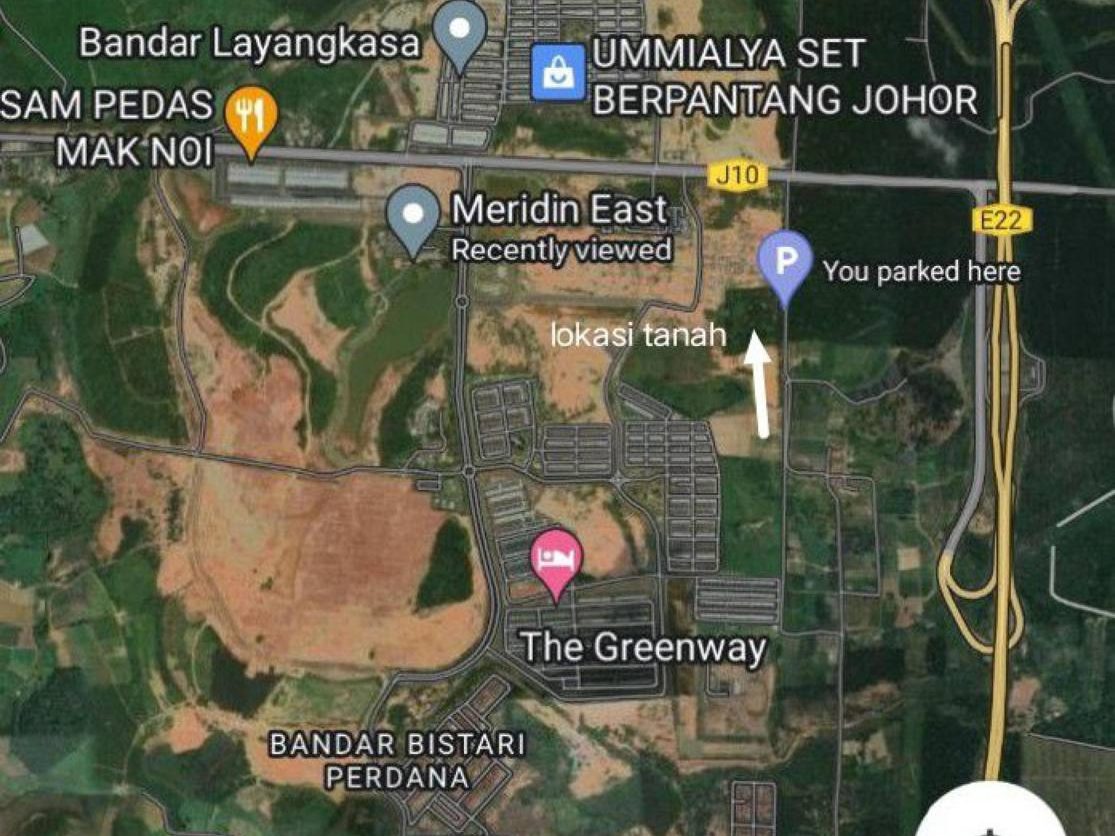 🌴 Tanah 6.864 Ekar Zoning Residential Kong Kong Cahaya Baru Masai