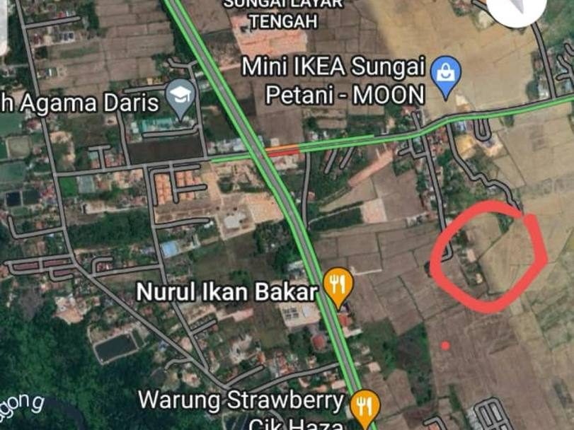 Tanah Pertanian 1.34 Hektar Freehold Sg Layar, Sungai Petani, Kedah