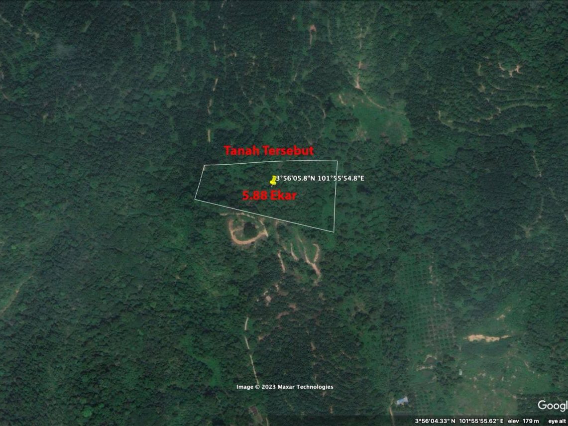 Tanah 5.88 Ekar Durian Raub Pahang Mukim Dong Kampung Temau