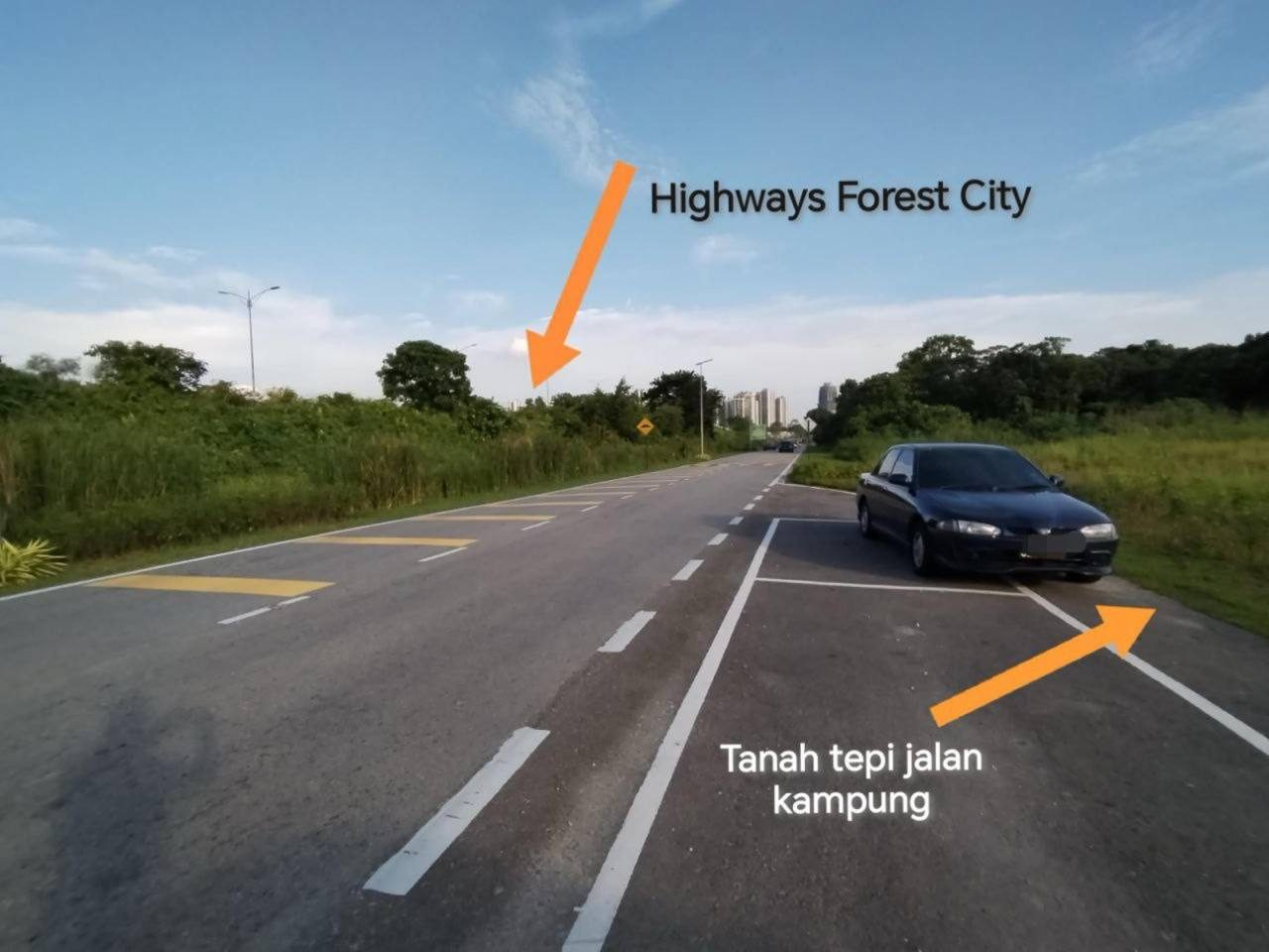 Tanah 1 Ekar Iskandar Puteri Berhampiran Forest City Tanah Rata Akses Jalan Air Elektrik